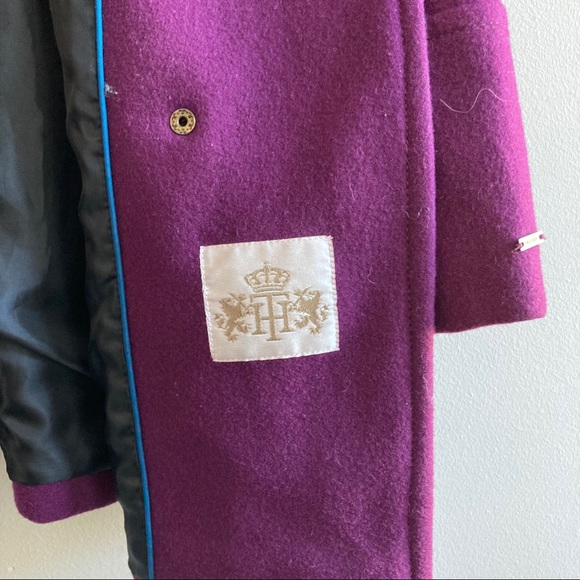 Tommy Hilfiger Purple Peacoat Size 10 - Picture 12 of 13
